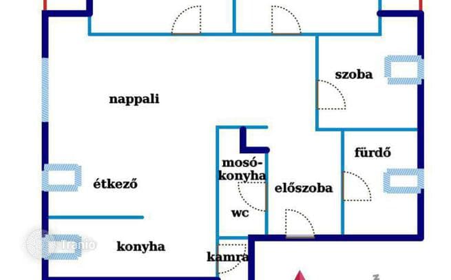 4-комнатная квартира 75 м² в Районе III (Обуде), Венгрия