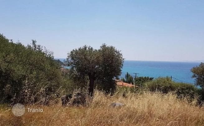Большой земельный участок с панорамным видом на море, Уранополис, Греция