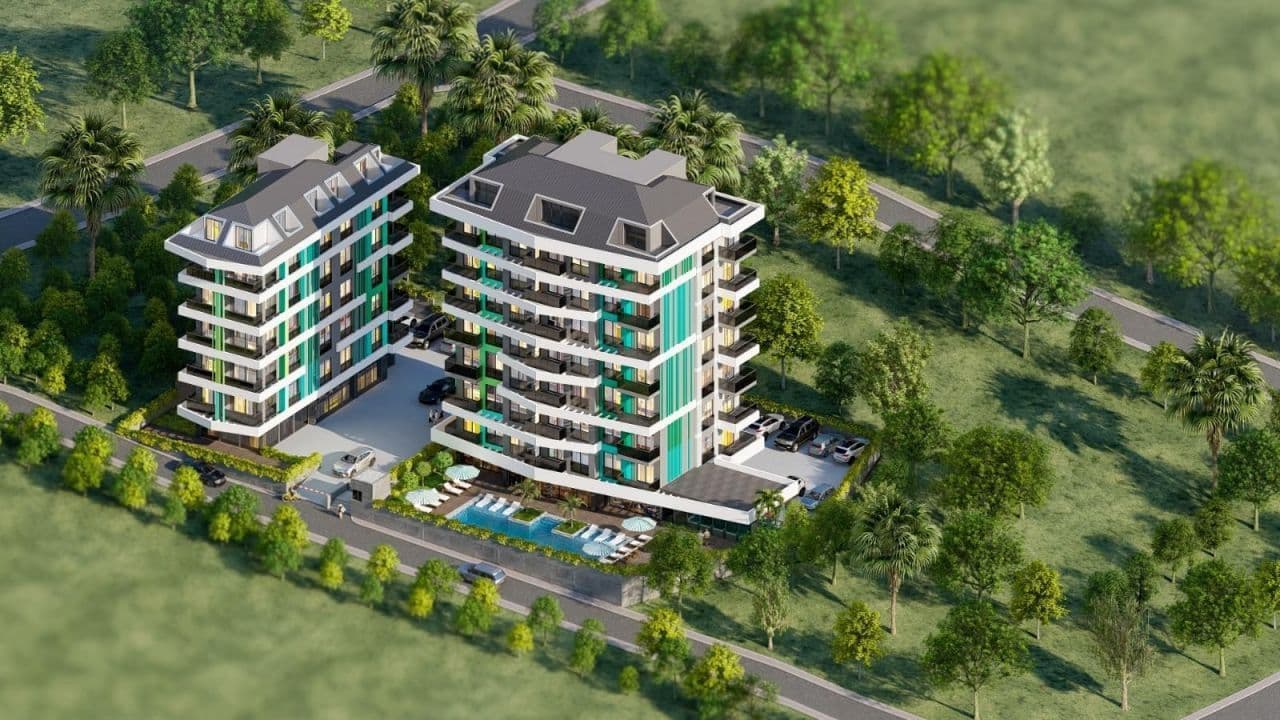 Квартира в Авсалларе, Турция, 54 м2, фото 2