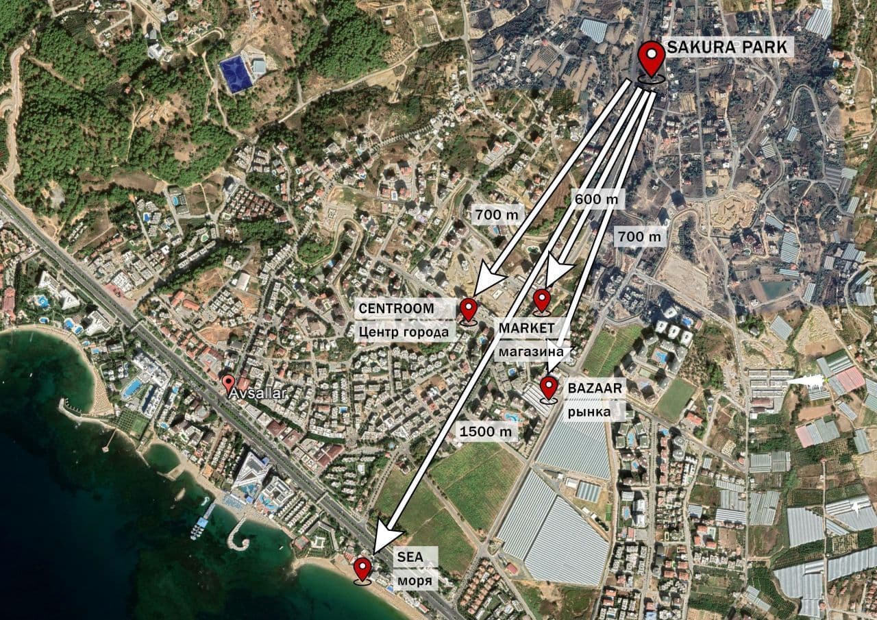 Пентхаус в Авсалларе, Турция, 84 м2, фото 3