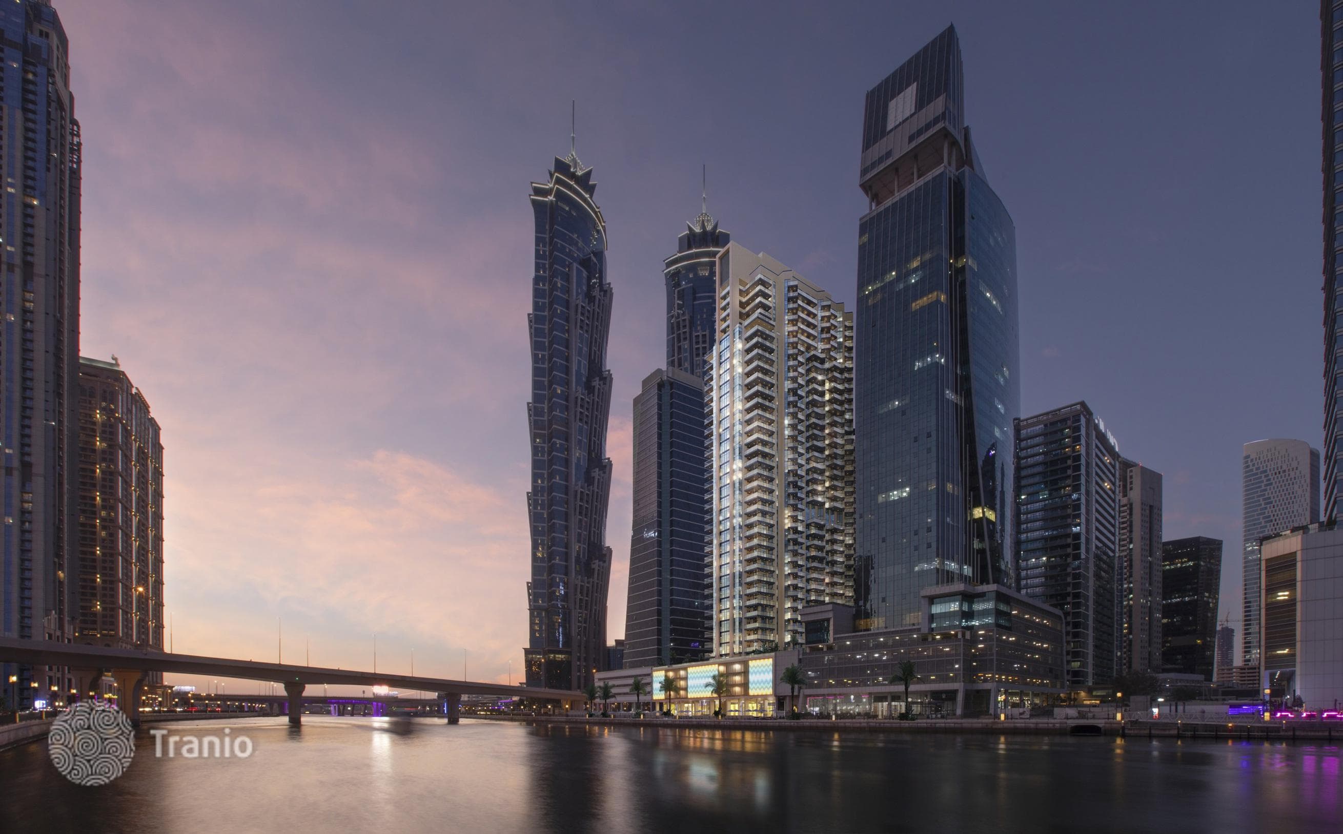 Жилой комплекс Urban Oasis от итальянского дизайнера, на берегу водного канала, с видом на город, Business Bay, Дубай, ОАЭ, фото 4