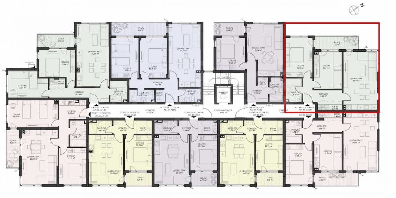 Апартаменты в Варне, Болгария, 88.36 м², фото 2