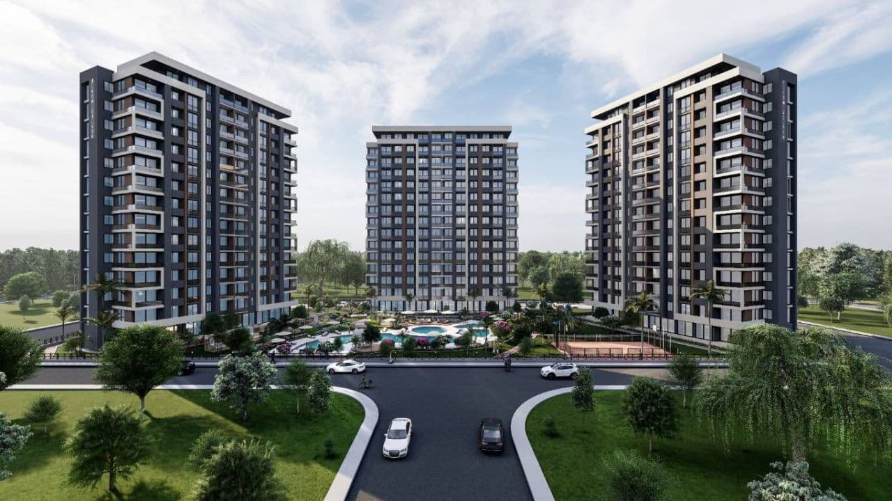 Апартаменты в Мерсине, Турция, 55 м2