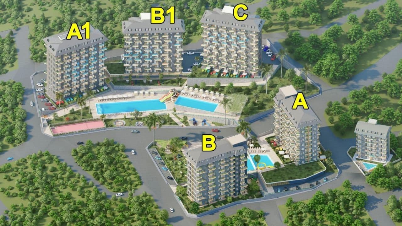 Квартира в Авсалларе, Турция, 48 м2, фото 3