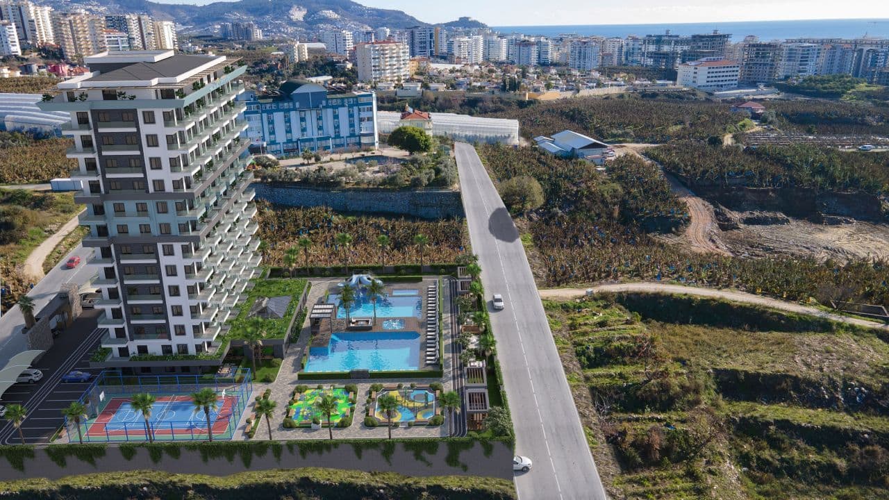 Квартира в Алании, Турция, 55 м2