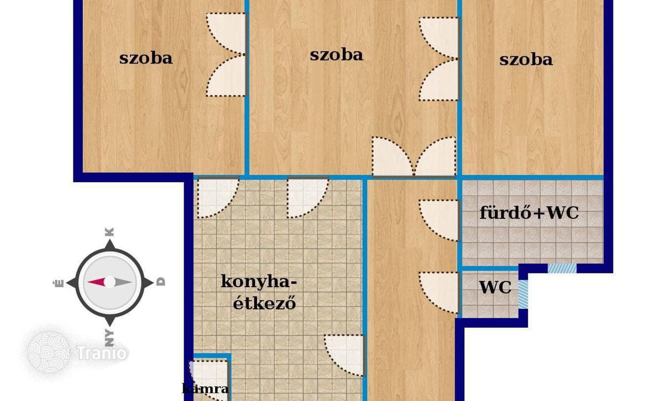3-комнатная квартира 115 м² в Районе IX (Ференцвароше), Венгрия