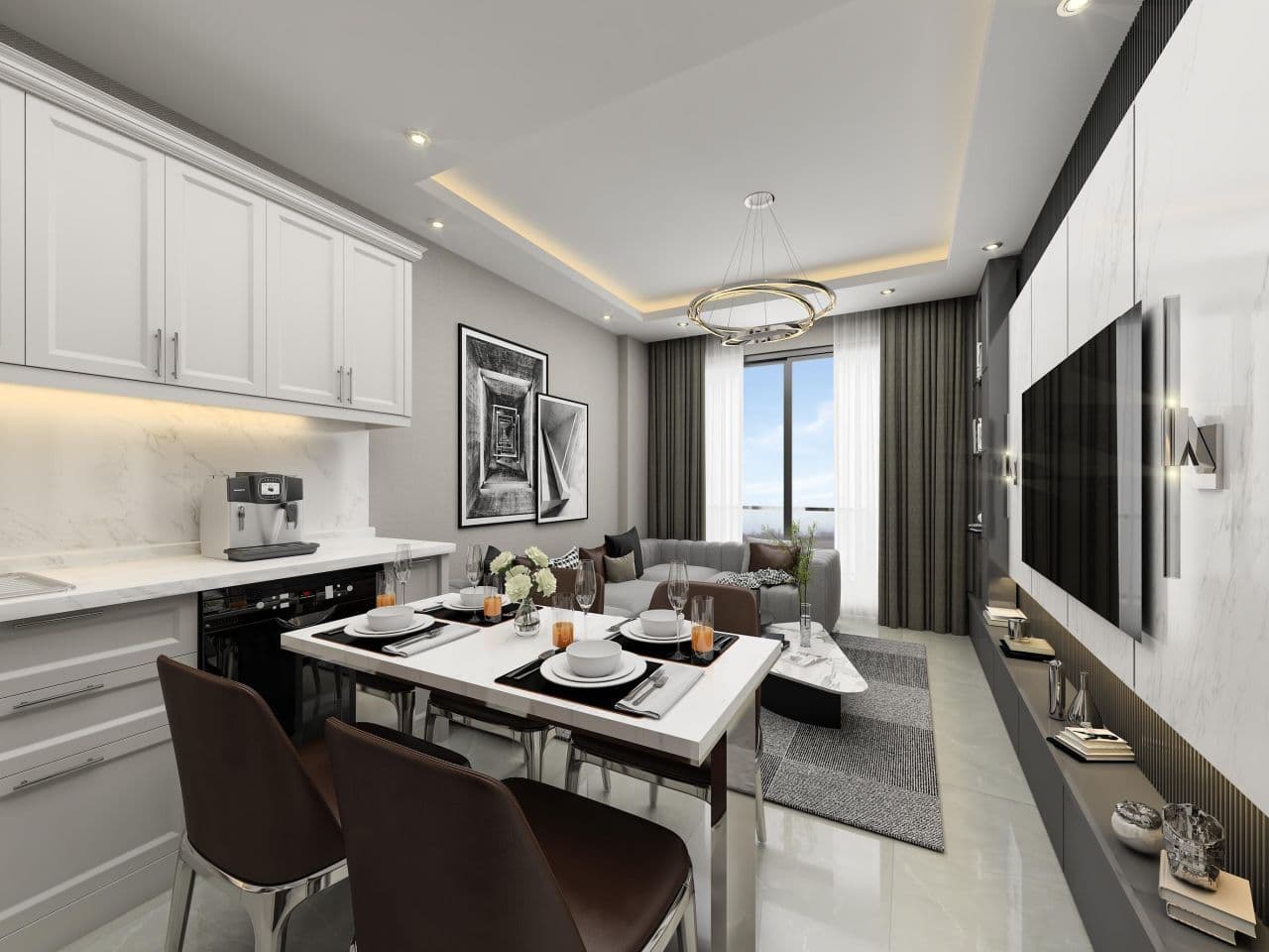 Пентхаус в Авсалларе, Турция, 100 м2, фото 4