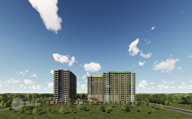 Квартиры 2+1, 3+1 в современном комплексе в 5 км от центра Мерсина