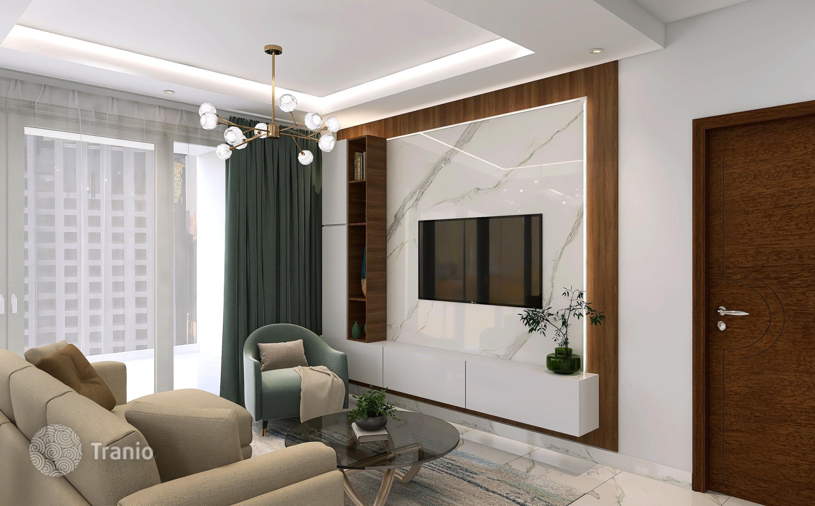 1-комнатная квартира 52 м² в Ливадии, Кипр