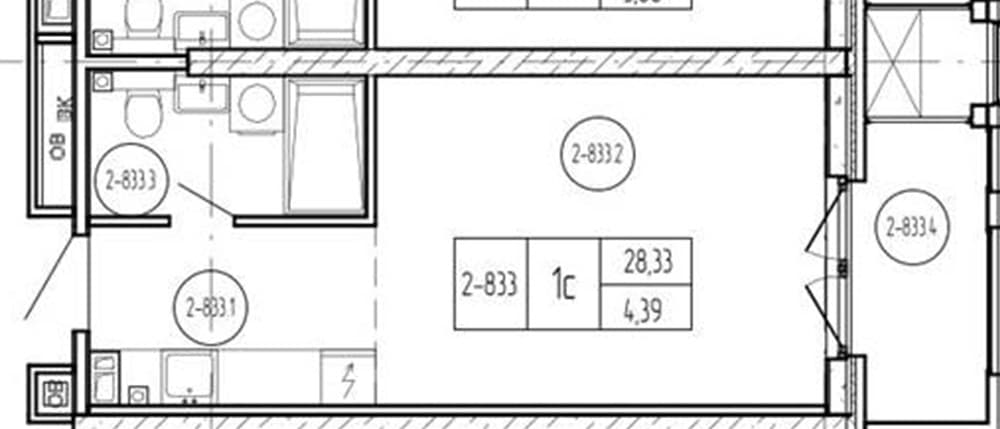 1 к. квартира 32.72 кв. м, 8/9 этаж. ЖК Лучи. Azimut Park Hotel Premier, Анапа, Россия