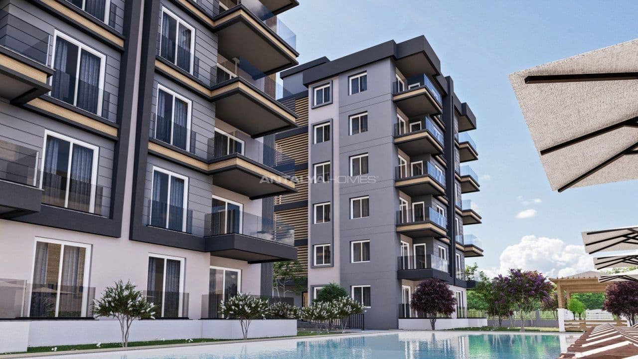 Апартаменты в Анталии, Турция, 55 м2