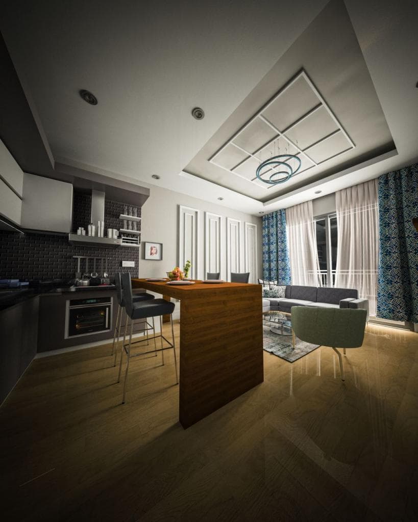 Апартаменты в Алании, Турция, 55 м2, фото 4