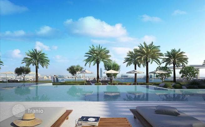Трехкомнатная квартира в новой резиденции на берегу моря EMAAR Creek Edge с бассейнами и спа-центром, Dubai Creek Harbour, ОАЭ, фото 5