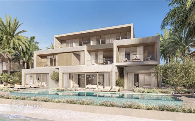 Новый комплекс вилл у воды с бассейном и видом на море Coral villas, Palm Jebel Ali, Дубай, ОАЭ
