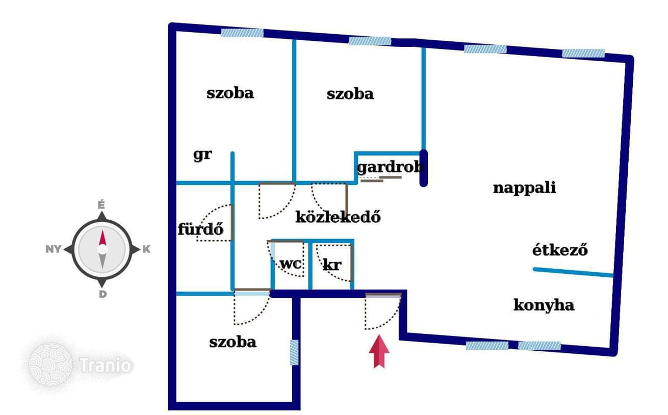 4-комнатная квартира 79 м² в Районе XXII (Будафок-Тетене), Венгрия
