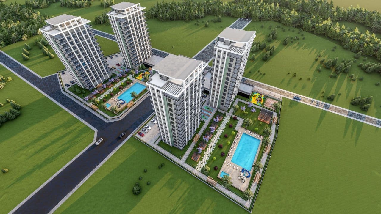 Квартира в Мерсине, Турция, 58 м2