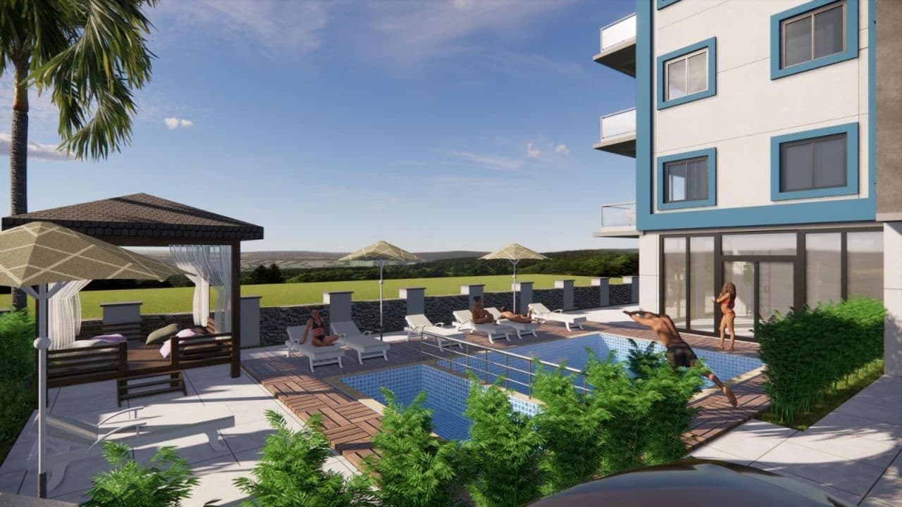 Квартира в Авсалларе, Турция, 49 м2
