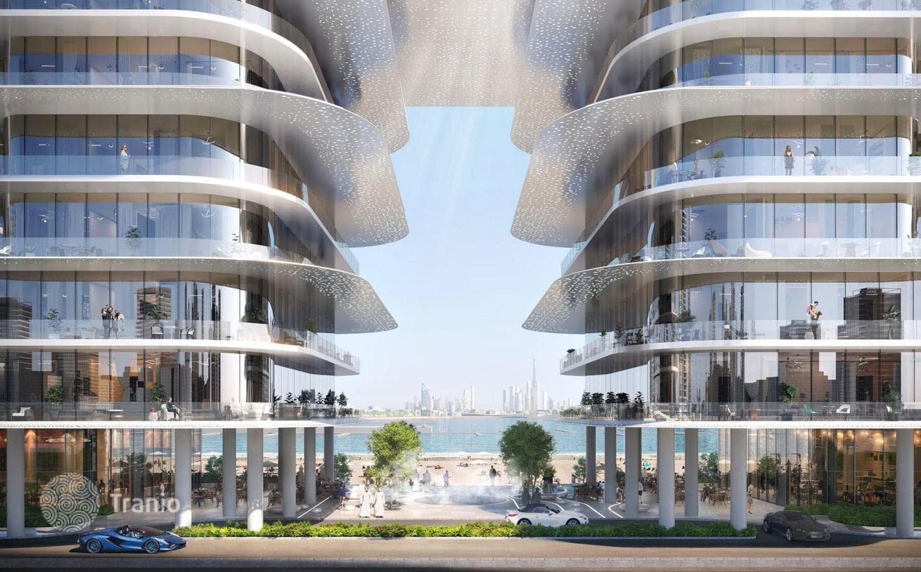 Первоклассный жилой комплекс Dubai Harbour Residences с доступом к пляжу в The Palm Jumeirah, Дубай, ОАЭ