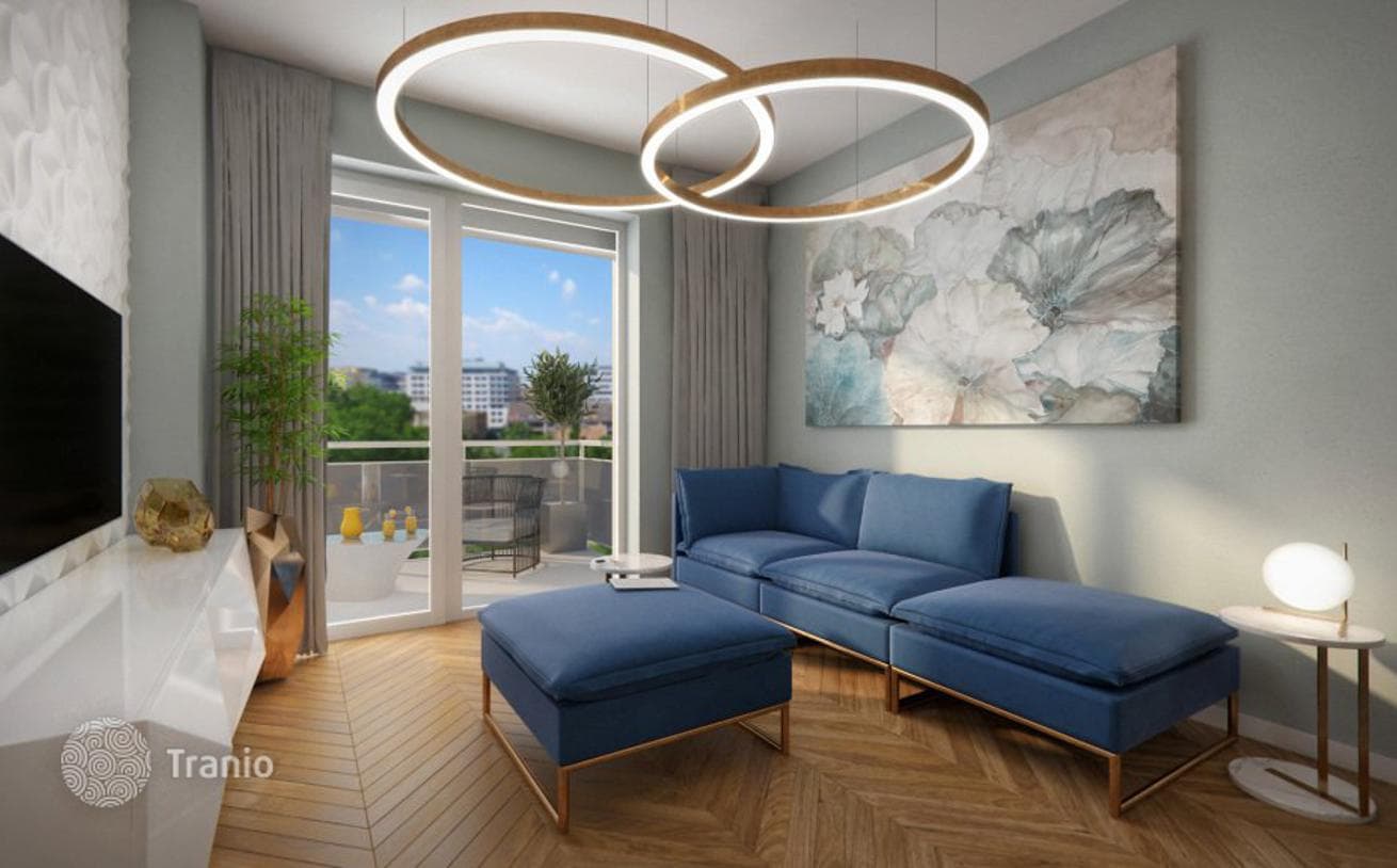 3-комнатные апартаменты в новостройке 75 м² в Районе XIII, Венгрия
