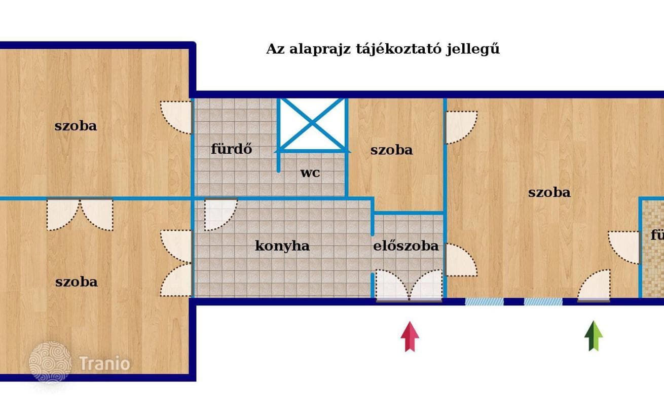 3-комнатная квартира 119 м² в Районе VI (Терезвароше), Венгрия
