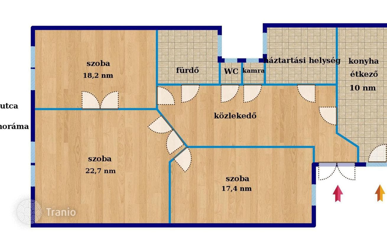 3-комнатная квартира 90 м² в Районе IX (Ференцвароше), Венгрия, фото 4