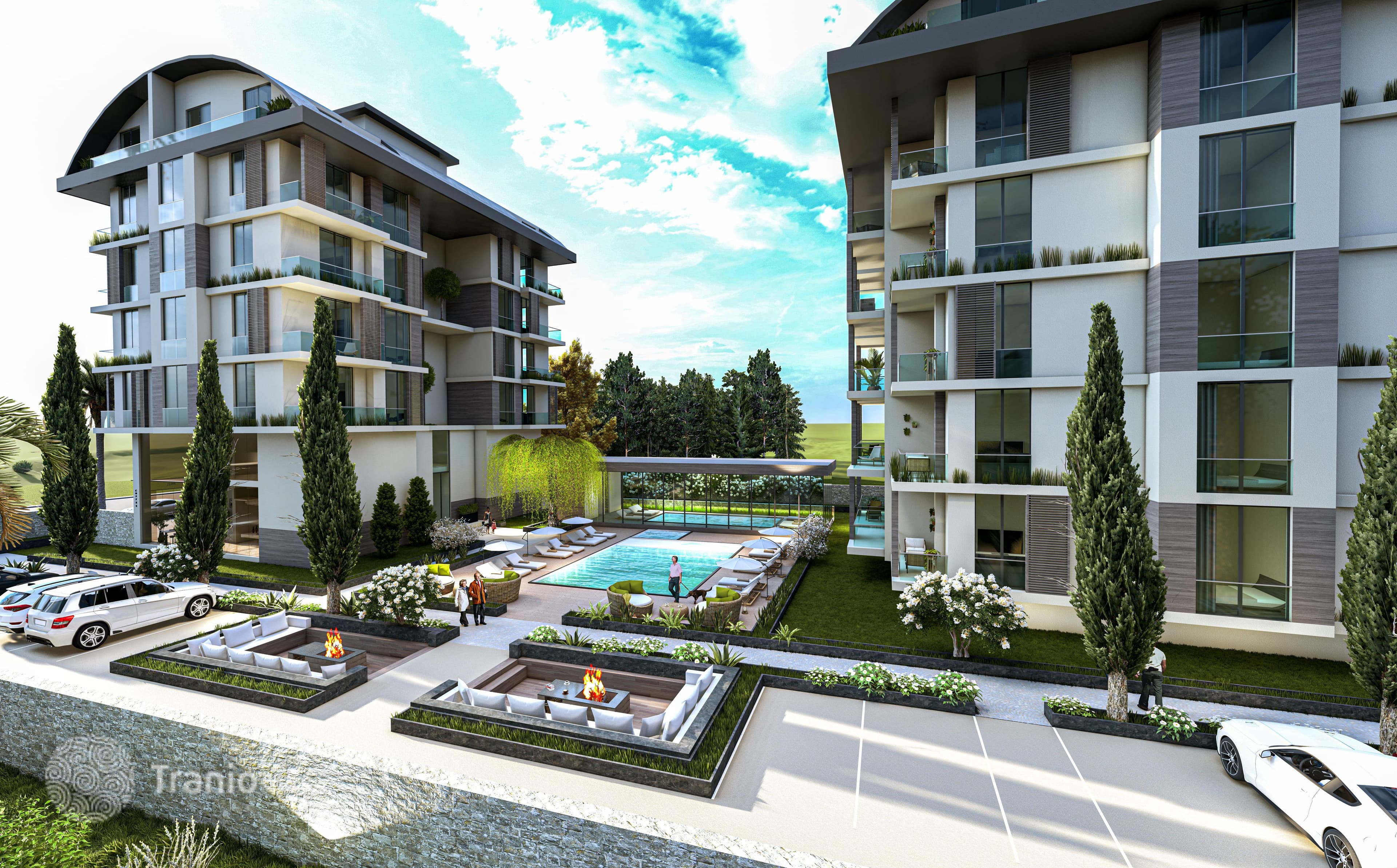 2-комнатная квартира 61 м² в Каргыджаке, Турция, фото 2