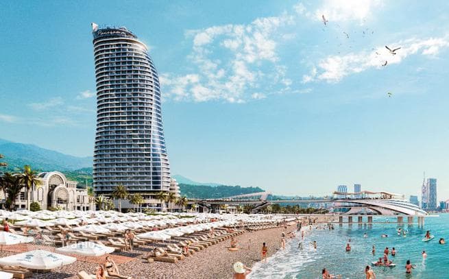 Шикарная студия в пятизвездочном отеле в центре Батуми!, фото 5