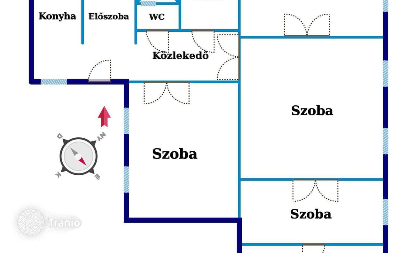 5-комнатная квартира 135 м² в Районе VII (Эржебетвароше), Венгрия