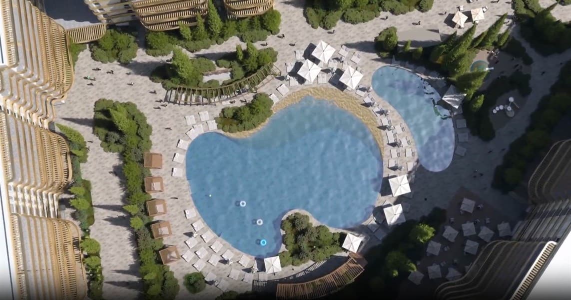 1 к. квартира 32.77 кв. м, 7/9 этаж. ЖК Лучи. Azimut Park Hotel Family, Анапа, Россия, фото 5