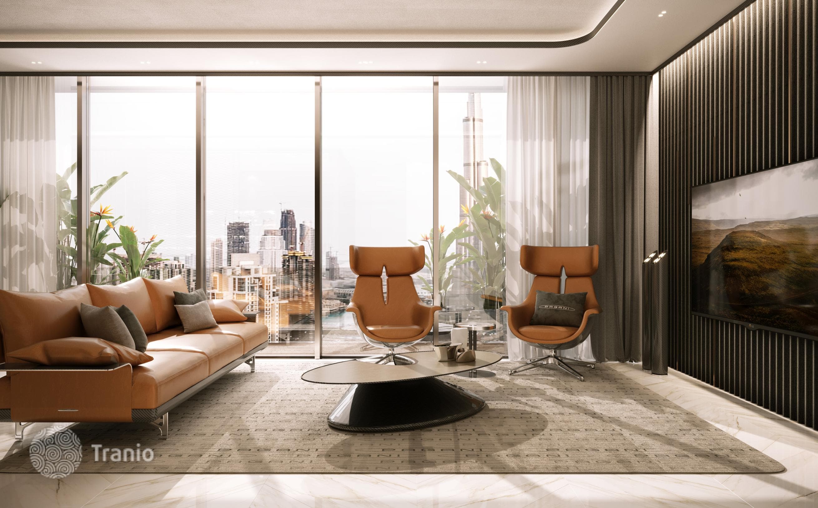 Элитный жилой комплекс PAGANI Tower с уникальным дизайном и видом на водный канал и небоскреб Бурдж-Халифа, Business Bay, Дубай, ОАЭ, фото 2