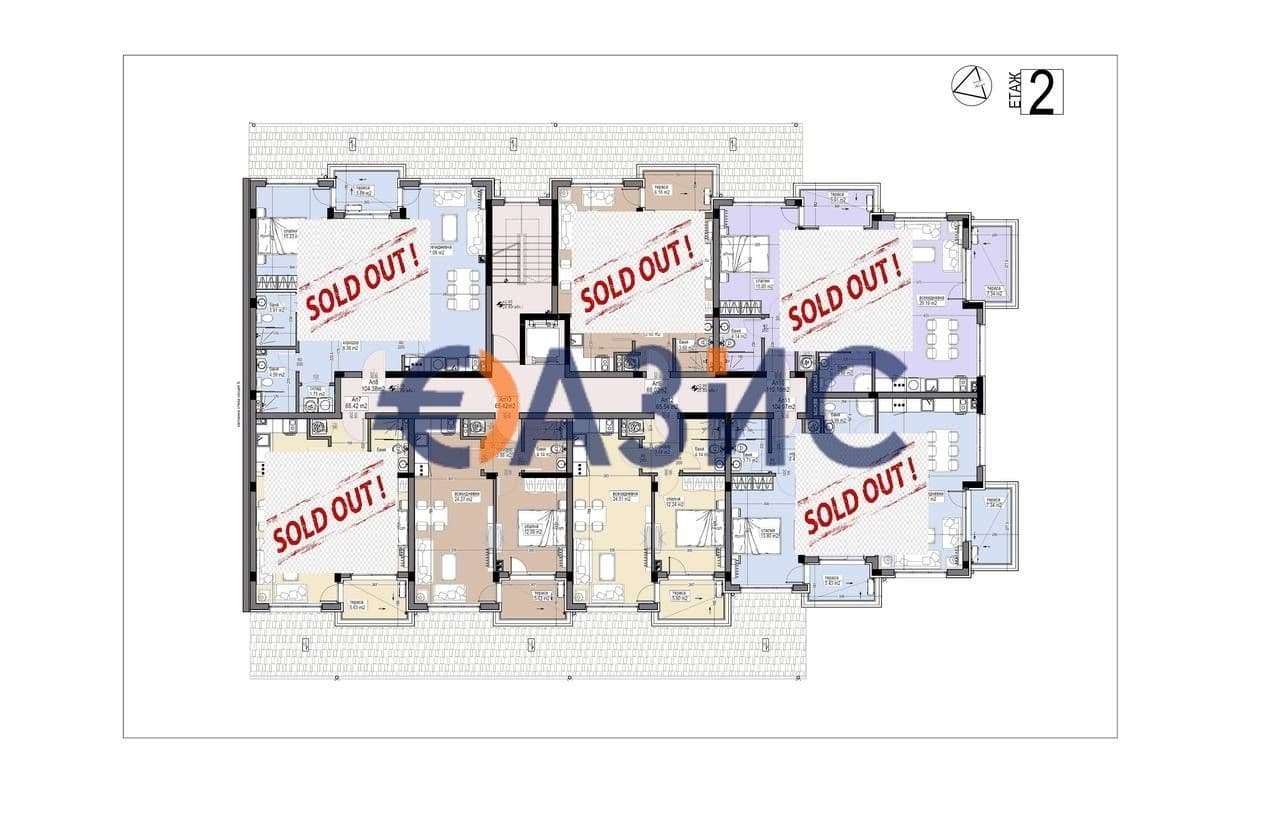 Апартаменты в Сарафово, Болгария, 65.1 м², фото 5