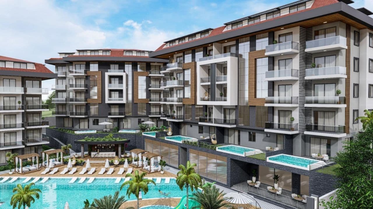 Квартира в Кестеле, Турция, 45 м2, фото 5