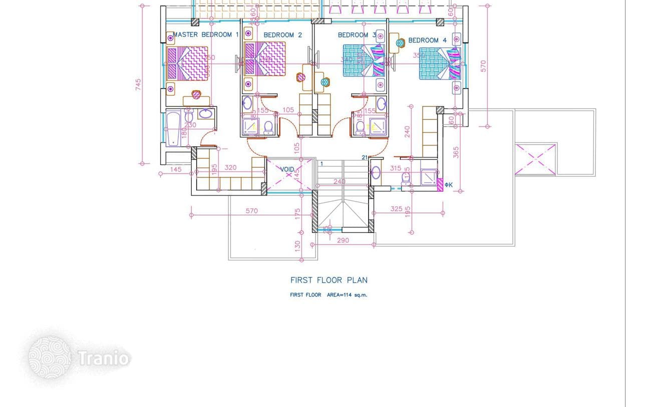 4-комнатный особняк 200 м² в Ларнаке, Кипр, фото 3