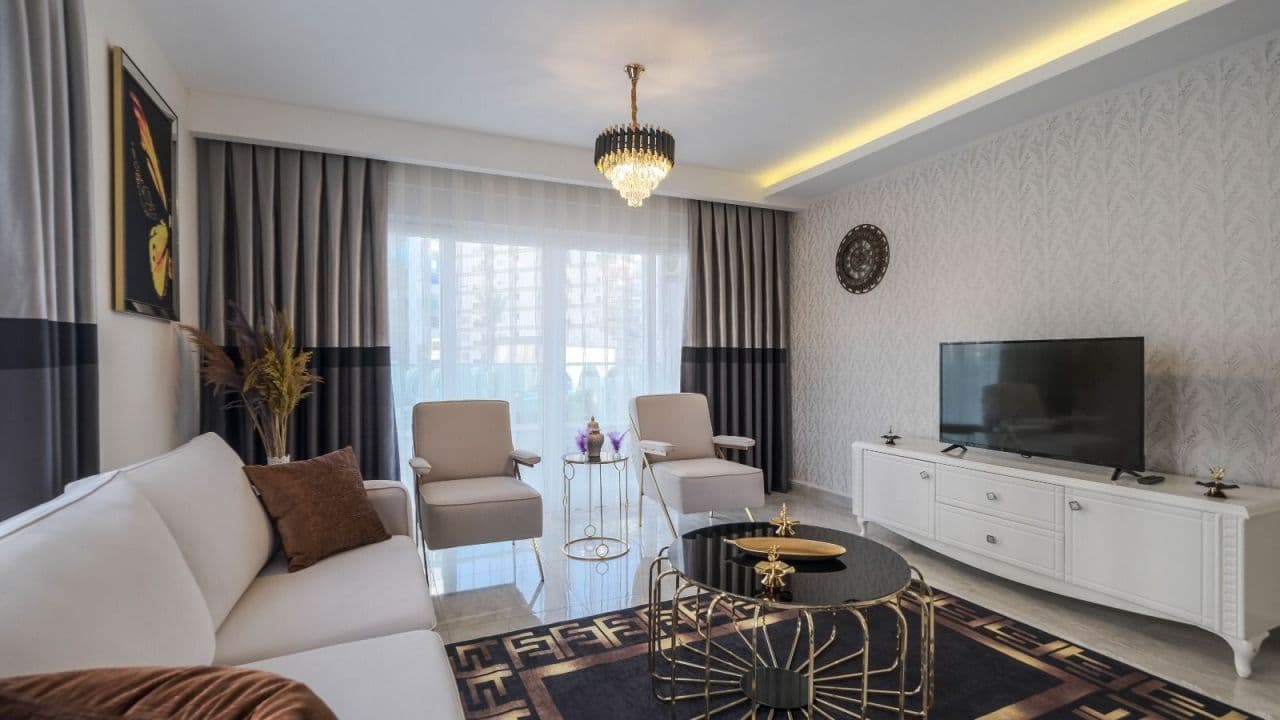 Квартира в Алании, Турция, 70 м2, фото 2
