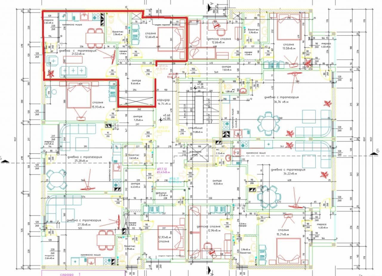 Апартаменты в Марково, Болгария, 69 м², фото 5
