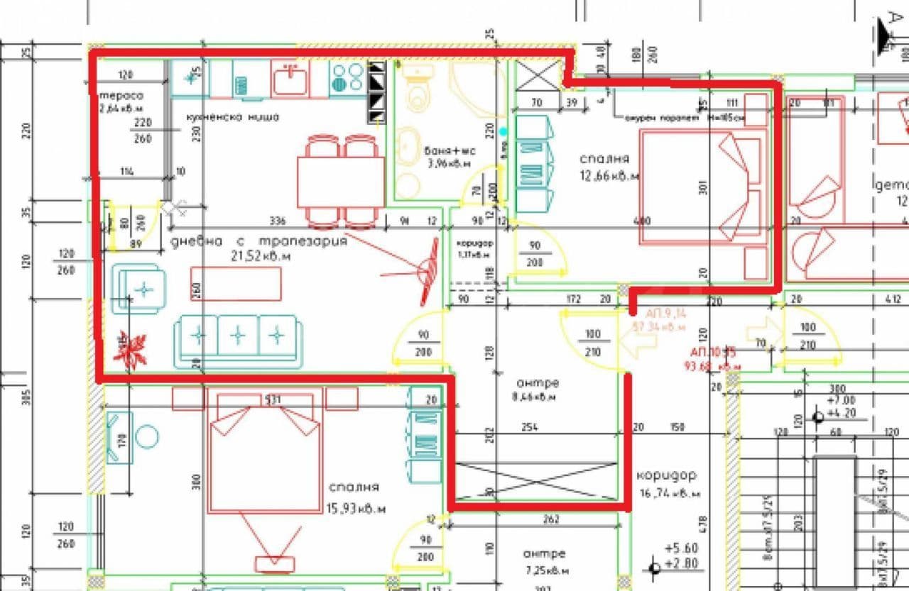 Апартаменты в Марково, Болгария, 69 м², фото 4