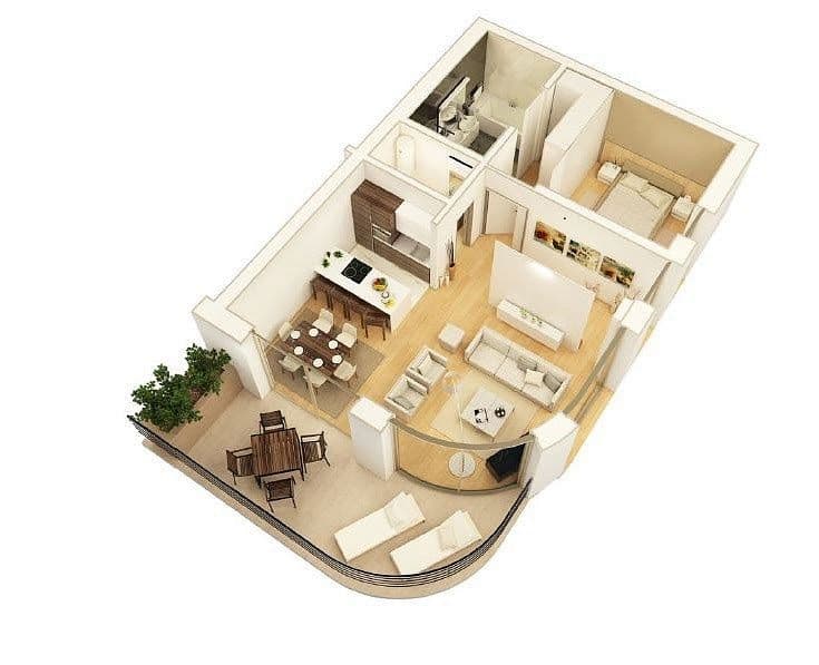 Квартира в Будве, Черногория, 95 м2, фото 2