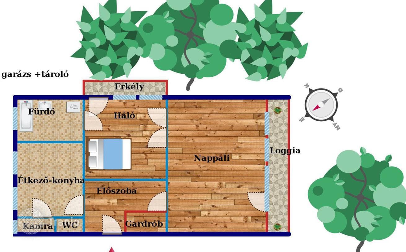 2-комнатная квартира 63 м² в Районе I (Районе Крепости), Венгрия