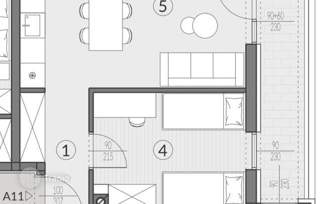 Квартира Продажа квартир в новом современном проекте, Пула, А11, фото 2