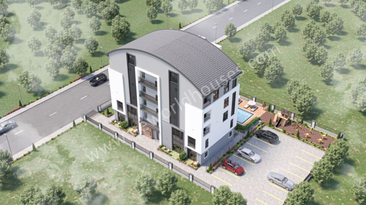 Апартаменты в Анталии, Турция, 45 м², фото 2