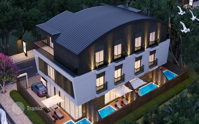 Элитная Вилла в престижном районе Лара города Анталья, планировки 3+1. и 5+1. 900 м от моря., фото 5